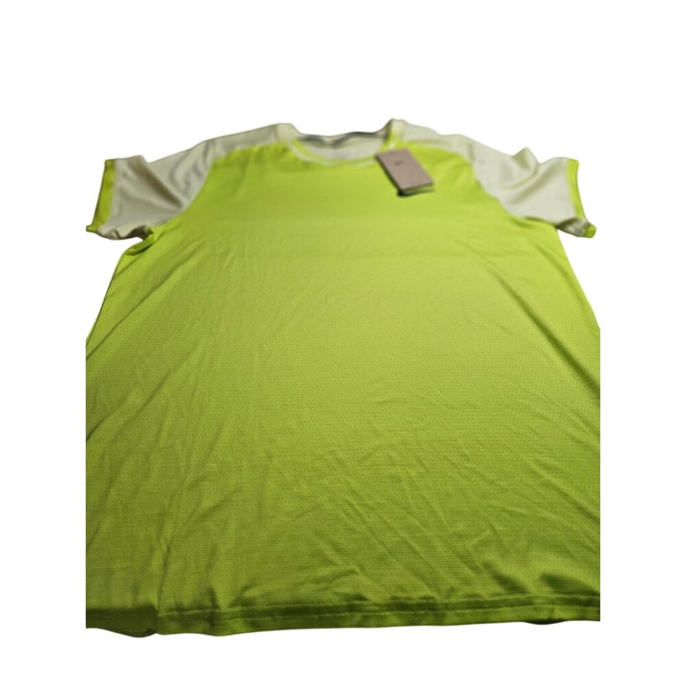 Nike Court Advantage Mens Tennis Shirt Lemon Size Large